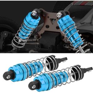 Demper Metaal RC Onderdelen voor WLtoys 144001 1316 RC Modelauto Blauw Rood (Blauw)