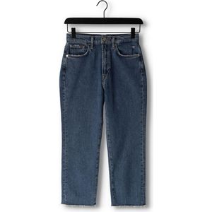 7 For All Mankind Logan Stovepipe Blaze With Raw Cut Hem Jeans Dames - Broek - Blauw - Maat 26