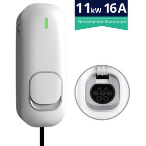 Loady Pulse Laadpaal 11 kW - Type 2 - Socket - Type 2 Laadpaal - 2 jaar Garantie - Laadpaal 3 Fase - Eenvoudige Laadpaal