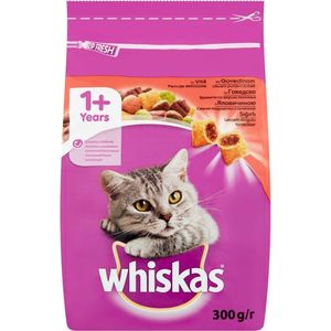 Whiskas Katten droogvoer - Rund smaak -6x 300 g