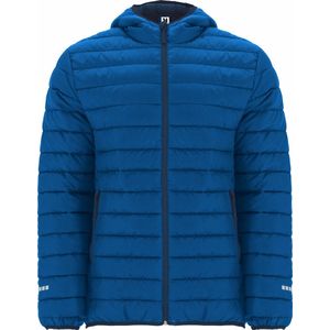 Kobalt Blauw /Donker Blauw Blauw unisex gewatteerde sport kinder jas met Reflectiemodel Oslo merk Roly 12 jaar