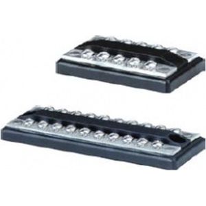 Blue Sea Systems Dualbus-stroomrail Met 5-voudige Stekkerdoos 100a Zwart