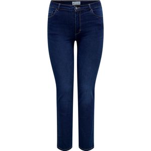 Only Dames Jeans CARAUGUSTA HW STRAIGHT BJ61 regular/straight Fit Blauw 46W / 32L Volwassenen