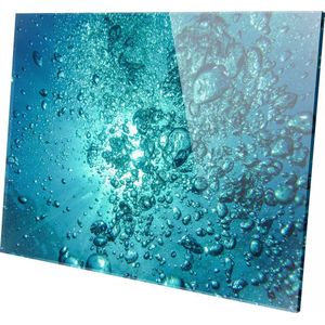 PLEXIGLAS WANDDECORATIE WATER BUBBELS 150 X 100CM