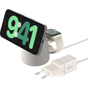 Belkin BoostCharge Pro 2-in-1 Wireless Laadstation - MagSafe 15W
