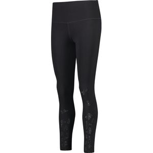 Hunkemöller Dames - Sport collectie - HKMX High Waist Sportlegging branded gloss - Zwart - maat XS