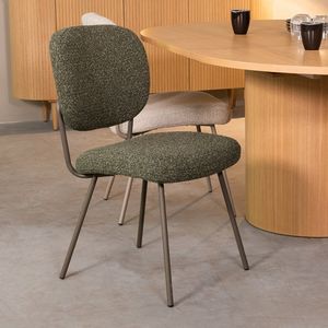 LABEL51 Eetkamerstoelen 2 st Capri 46x56x88 cm oudroze