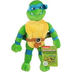 Leonardo (Blauw) Teenage Mutant Ninja Turtles Pluche Knuffel 21 cm [Nickelodeon Plush Toy | Speelgoed knuffeldier knuffelpop voor kinderen jongens meisjes | Michelangelo, Leonardo, Donatello, Raphael]
