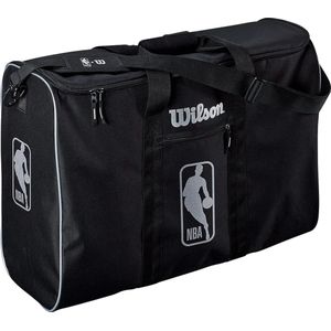 Wilson NBA Authentic 6 Ball Bag WTBA70000, Unisex, Zwart, Sporttas, maat: One size