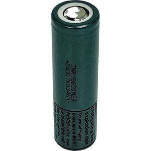 LG Chem INR 18650 M29 Speciale oplaadbare batterij 18650 Geschikt voor hoge stroomsterktes Li-ion 3.7 V 2850 mAh