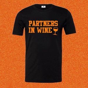 Oranje Koningsdag T-Shirt | Oranje Kleding | WK Feestkleding-partners in wine | Koningsdag kleding | Maat Xl