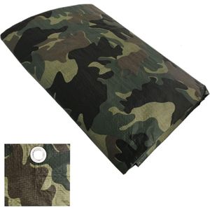 3 x 2 m Woodland Camouflage US Army Dekzeil met Oogjes - Waterdicht bouwzeil tuinzeil