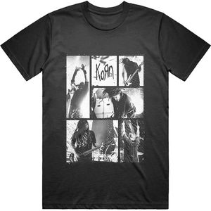 Korn - Blocks Heren T-shirt - XL - Zwart