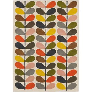 Orla Kiely - Multi Stem 59505 Vloerkleed - 200x280  - Rechthoek - Laagpolig Tapijt - Modern - Meerkleurig