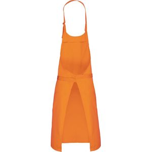 Schort/Tuniek/Werkblouse Unisex One Size Kariban Orange 35% Katoen, 65% Polyester