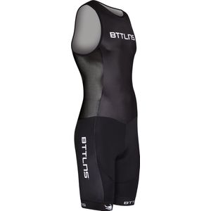 BTTLNS trisuit - triathlon pak - trisuit mouwloos heren - Nemesis 1.0 - zwart - M
