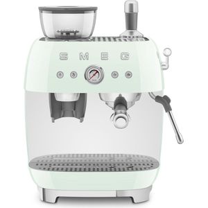 SMEG EGF03PGEU - Espressomachine met geïntegreerde bonenmaler - Watergroen
