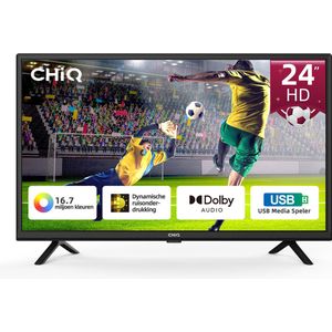 CHiQ L24G5W - 24 inch led-tv - Non smart - Dolby Audio - Triple Tuner (DVB-T/T2/C/S/S2) - HDMI/USB/CI