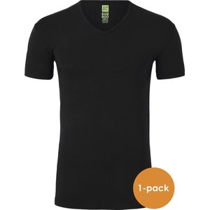 Alan Red - Bamboo T-shirt Zwart - Heren - Maat XL - Body-fit