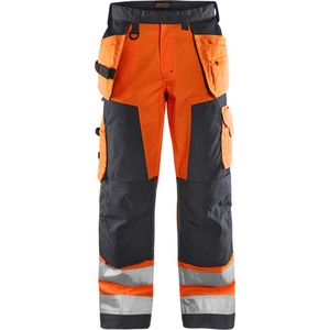 Blaklader Werkbroek High Vis 1568-1811 - High Vis Oranje/Medium Grijs - D108