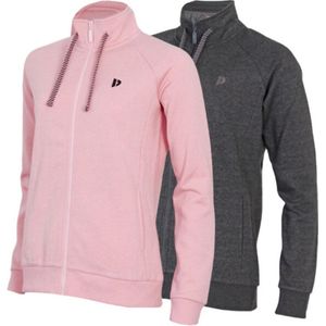 2-Pack Donnay - Vest met opstaande kraag (Amber) - Sporttrui - Dames - Pink/Charcoal-marl (1346) - maat XXL