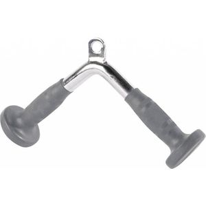 LMX Triceps Bar - Handgreep - Rubber Handvatten - Zilver