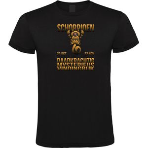 Klere-Zooi - Sterrenbeeld - Schorpioen - Heren T-Shirt - XL