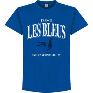 Frankrijk Les Bleus Rugby T-Shirt - Blauw - Kinderen - 92/98