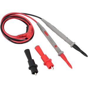 Digitale multimeter meetkabel met krokodillenklem probe pin 1000V 20A ultra zachte PVC-silicone hoge gevoeligheid en betrouwbaarheid.