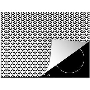 KitchenYeah® Inductie beschermer 65x52 cm - Geometrie - Lijn - Abstract - Patroon - Kookplaataccessoires - Afdekplaat voor kookplaat - Inductiebeschermer - Inductiemat - Inductieplaat mat
