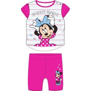 Minnie Mouse pyjama - maat 62 - roze - Disney shortama