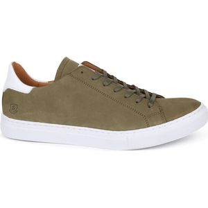 Suitable Nubuck Seron Sneaker Groen - Maat 41 - Heren - Sneakers