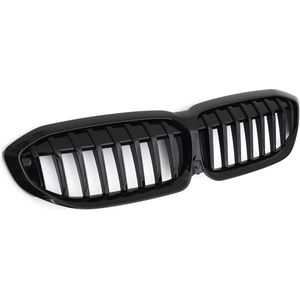 Sportieve Grille geschikt voor BMW 3-Serie G20 en G21 (pre-facelift) enkele spijl glans zwart