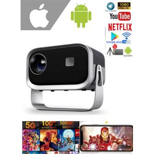 Huiselijk Geluk Draagbare Mini Projector - Mini Projector - Draagbare Beamer - Beamer Mini - Beamer Scherm Elektrisch - Beamer 4k - Beamer Mini Telefoon - Beamer Mini Draadloos