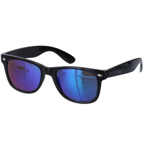 Freaky Glasses® – Classic Style - Festival Bril – Rave Zonnebril - Gabber – Dames – Heren - Groen Blauwe Spiegellenzen