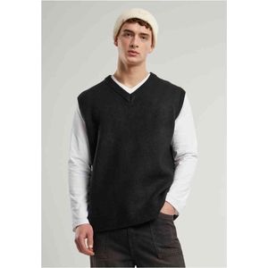 Urban Classics - Knitted Gilet - L - Zwart