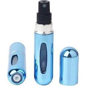 Finnacle - Parfum Refill Bottle - Mini parfum fles - 5ml - LICHTBLAUW - Parfum verstuiver