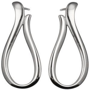 Zilver Oorbellen - Zilveren Oorhangers - Zilver Vuur Oorbellen - Sterling Zilveren - Zilver 925 - Amona Jewelry