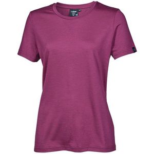 Ivanhoe t-shirt UW Cilla Lilac Rose voor dames - 100% merino wol - Paars