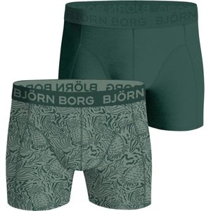 Björn Borg Cotton Stretch boxers - heren boxers normale lengte (2-pack) - multicolor - Maat: XXL