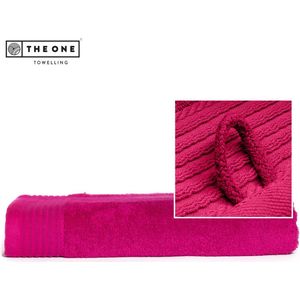 The One Towelling Classic Badlaken - 70 x 140 cm - Hoge vochtopname - 100% Zacht katoen - Magenta