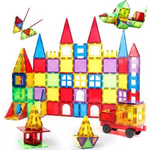 Touts & Feil - Magnetische bouwstenen speelgoedset - 70 stuks - Constructiespeelgoed - Magnetic Tiles - Magnetische Tegels - 3 tot 12 jaar