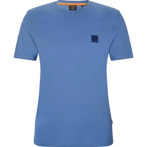 Hugo Boss - T-shirt Tales Responsible Blauw - Heren - Maat L - Regular-fit