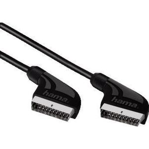 Hama Connecting Cable Scart Plug - Scart Plug, 1 m SCART-kabel SCART (21-pin) Zwart