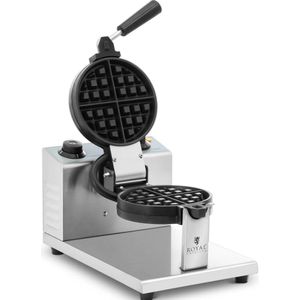 Royal Catering Wafelijzer - rond - 4 kleine wafels - 1200 W - Royal Catering