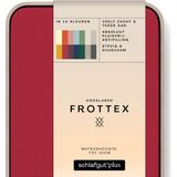 schlafgut Frottex Hoeslaken XL - 180x200 - 200x200 285 Red Deep