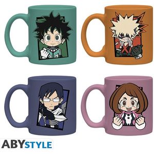 My Hero Academia Set van 4 Espresso Tassen