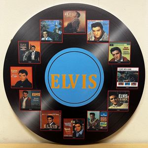 Elvis Presley Reclamebord van metaal METALEN-WANDBORD - MUURPLAAT - VINTAGE - RETRO - HORECA- BORD-WANDDECORATIE -TEKSTBORD - DECORATIEBORD - RECLAMEPLAAT - WANDPLAAT - NOSTALGIE -CAFE- BAR -MANCAVE- KROEG- MAN CAVE