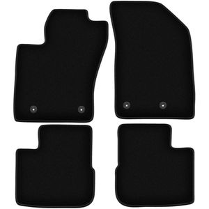 BASIC zwarte veloursmatten voor: Fiat Tipo II hatchback (2015-)