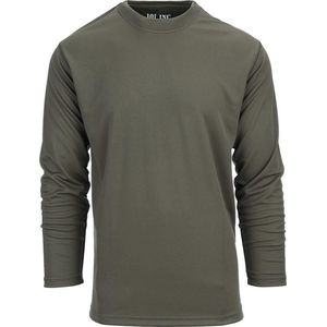 101 INC - Tactical t-shirt Quick Dry long sleeve (kleur: Groen / maat: XXL)